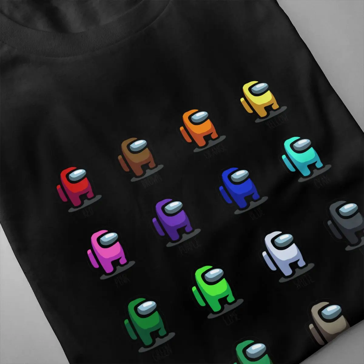 

Fun CutePopular Games Among Us Plus Size Design Spoof Tops Casual Loose T Shirt Hip Hop T Shirt