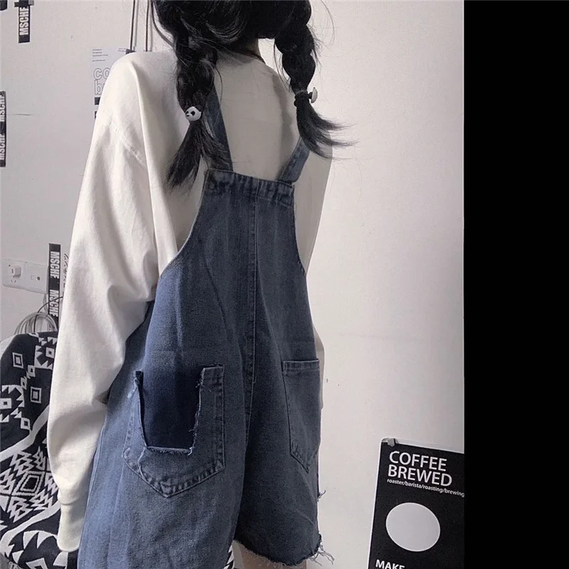 Комплект из двух предметов женские брюки джинсовые подтяжки Женская Новинка