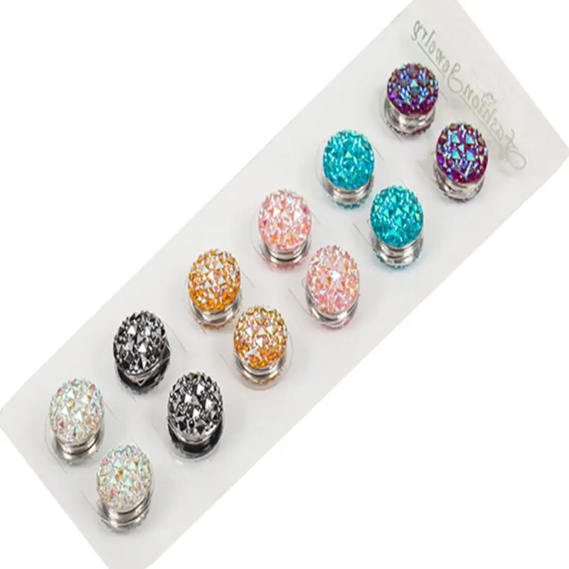 12 Pcs/set Exotic Muslim Lady Women Strong Magnet Scarf Buckle Collar Clip Multifunction Brooch Head Accessories Jewelry | Украшения и