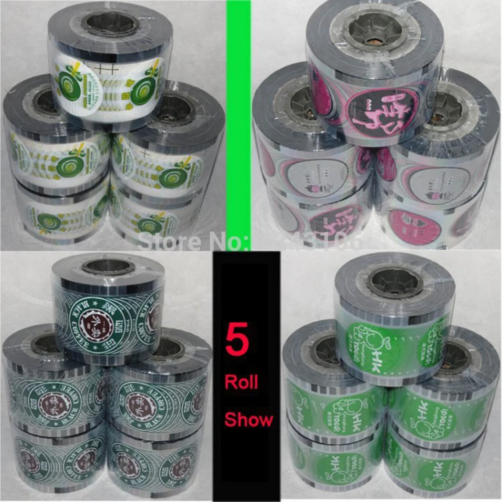 Ручная машина для запечатывания стаканчиков пленка PP/PE fim индивидуальная может