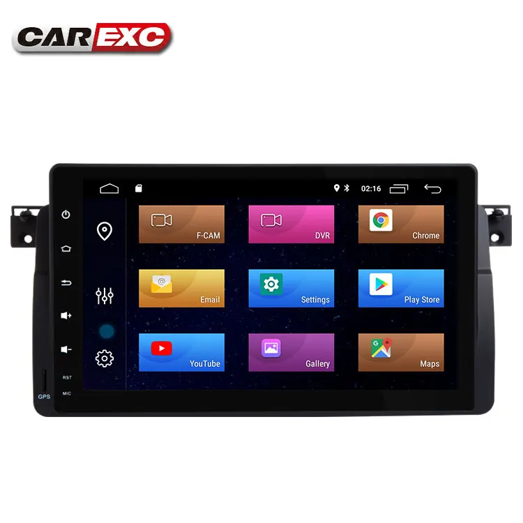 Android 9 0 четырехъядерный автомобильный Радио плеер стерео система для BMW/E46/M3