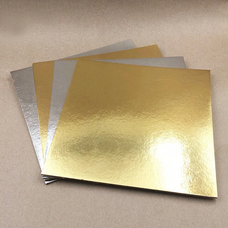 2 мм толщиной квадратный коврик для торта 3 шт. доски муссовых тортов 6 8 10 дюймов