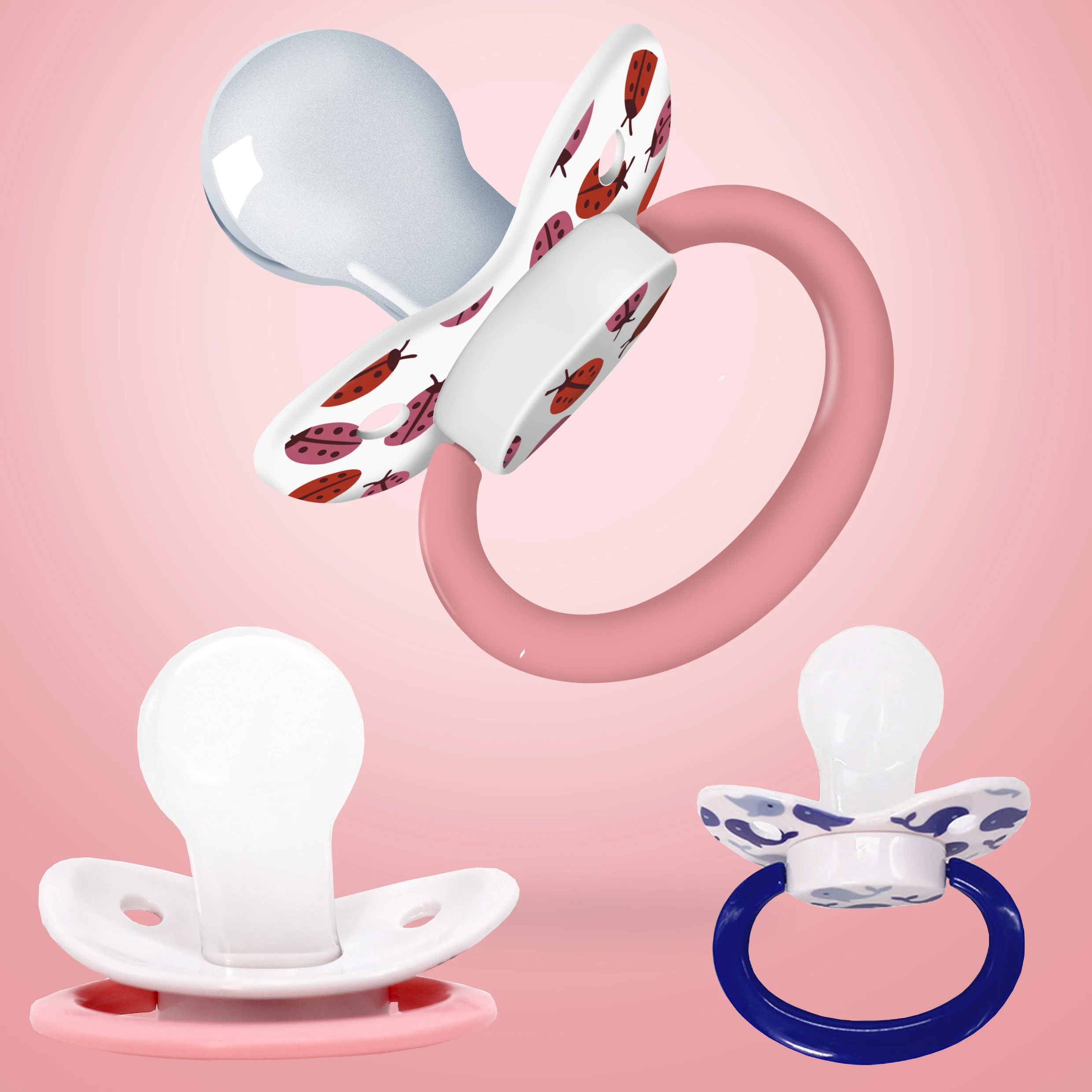 ABDL соска для взрослых детей милые детские спокойные маленькие девочки с принтом