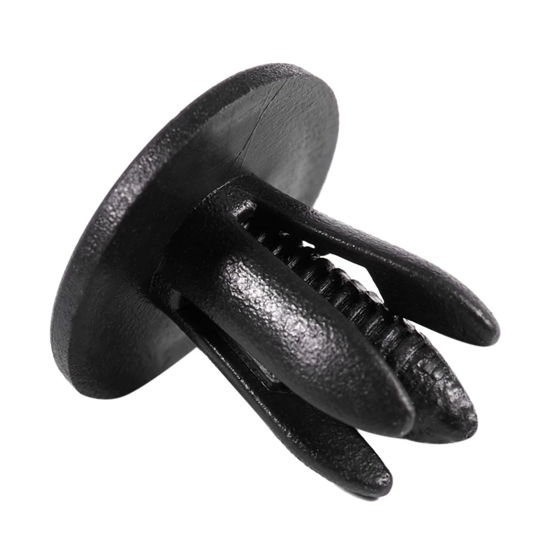 

Car Bumper Fender 6mm Hole Black Plastic Rivets Fasteners 20 Pcs
