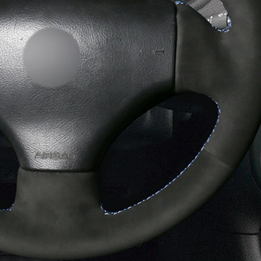 Сшитая вручную черная замшевая кожаная фотопленка для Peugeot 206 1998 2005 SW 2003 206|Чехлы