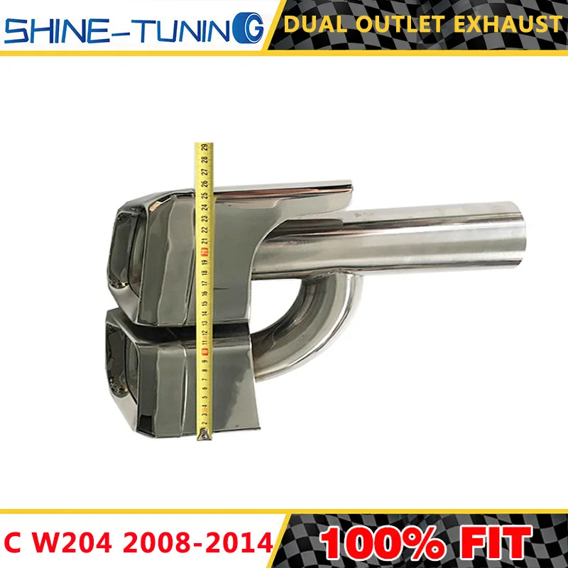 Наконечники выхлопа с двойным выпускным отверстием Концевая труба глушителя