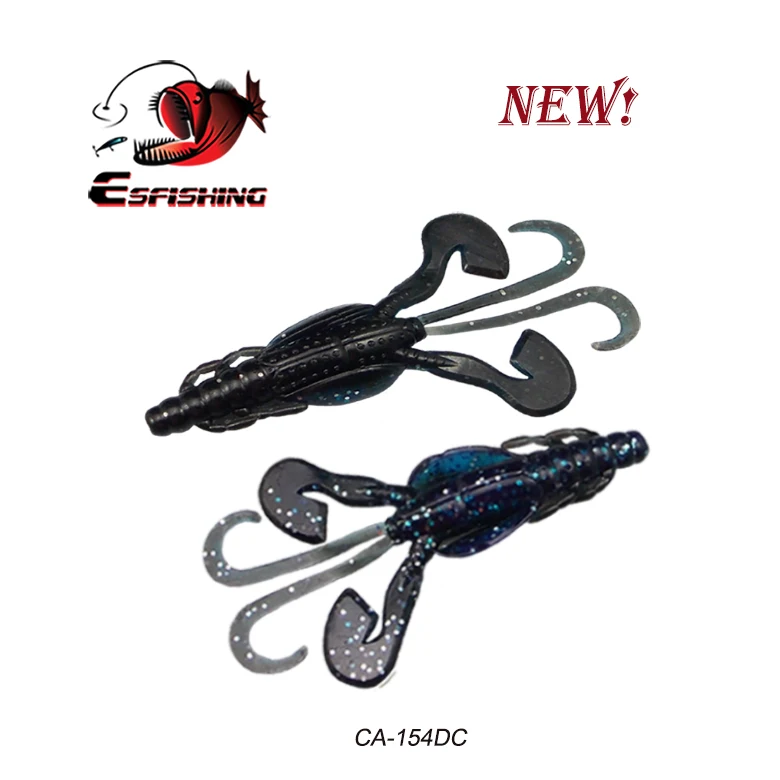 CA154DC Esfishing Craw рыболовные приманки 6 шт. 9 см/6,2 г огромные щупальца рыболовные приманки для карпа Мягкая приманка для рыбалки Реалистичная креветка Isca Artificiais - Цвет: CA154DC
