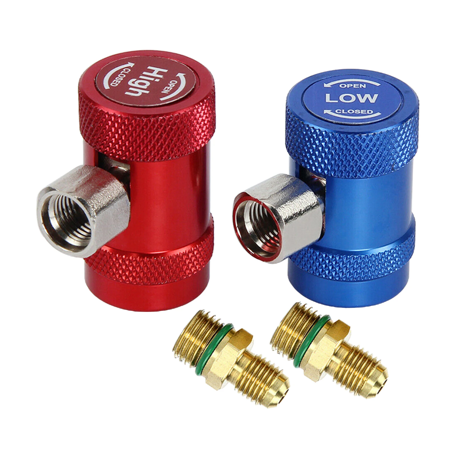 

Автомобильные быстроразъемные Муфты R1234yf, ручные муфты, соединительные адаптеры, фитинги для зарядки переменного тока, набор из 2 штук