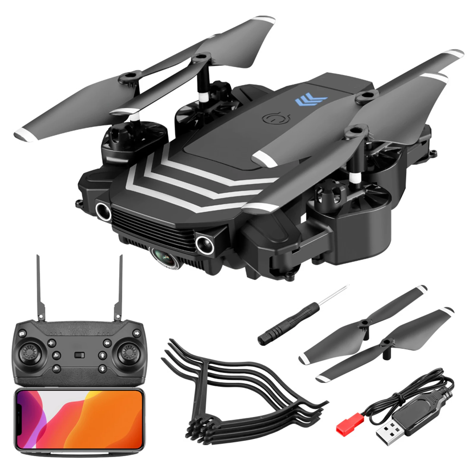 

Р/У игрушечный Квадрокоптер Дрон с разрешением 4K HD Камера Складная Высота держать Дрон Wi-Fi в режиме реального времени складной Дрон с дистан...