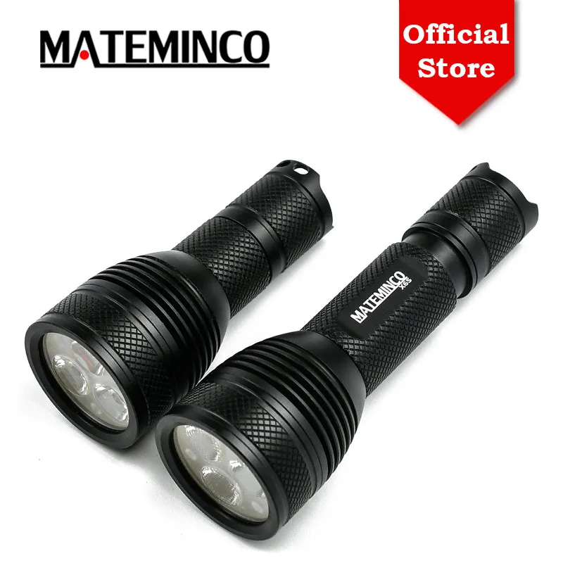 Mateminco X6S 3 * Cree Xpl Hi 3000lm высокая мощность водонепроницаемый маленький заброс потока
