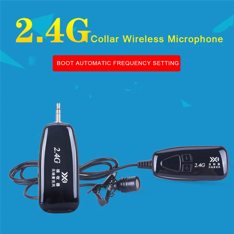 Беспроводной петличный микрофон 2 4 ГГц гарнитура портативный голосовой