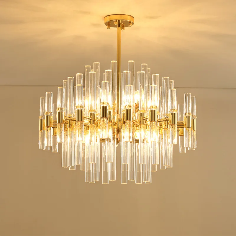 

Nordic Metal Glass Chandelier Luxury Creative Decor Living Room Pendant Light For Restaurant Bar Villa Hotel Home PA0719