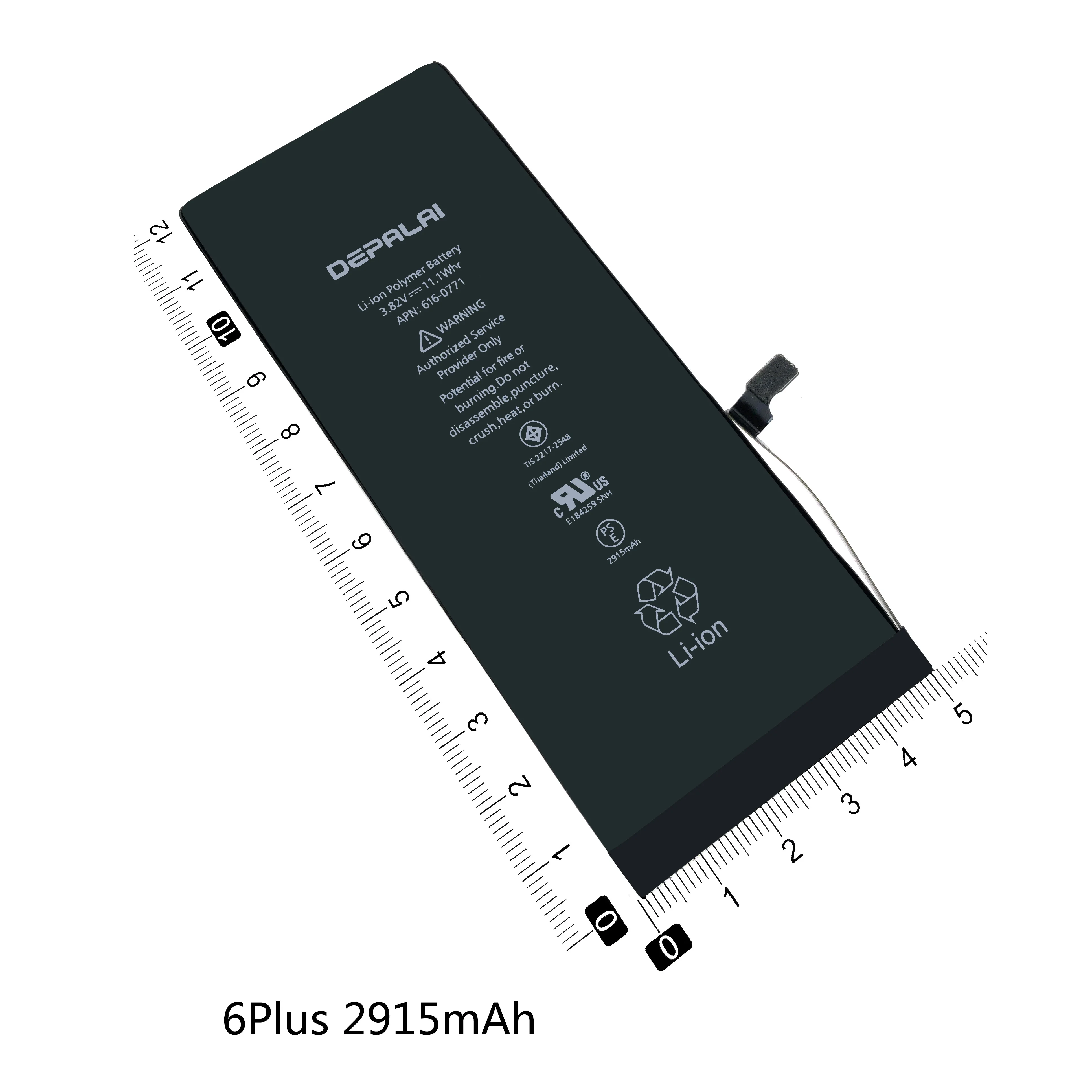 Подходит Мобильный телефон аккумулятор 0 цикл высокого качества для iphone 6G/6Plus/iphone