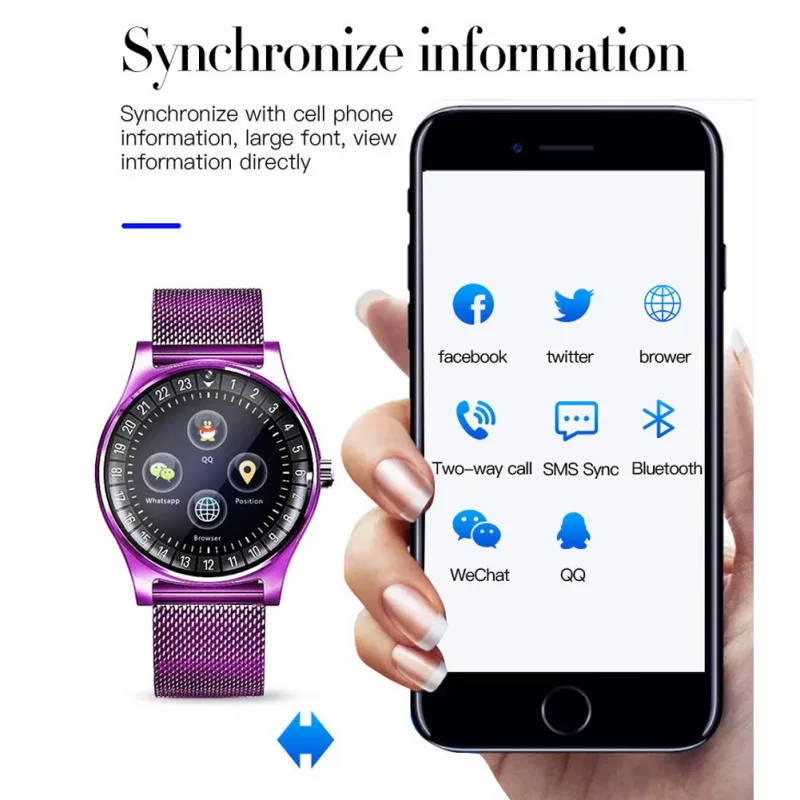 Сапфировое зеркало Смарт часы активности беговой браслет спортивные умные 280 мАч