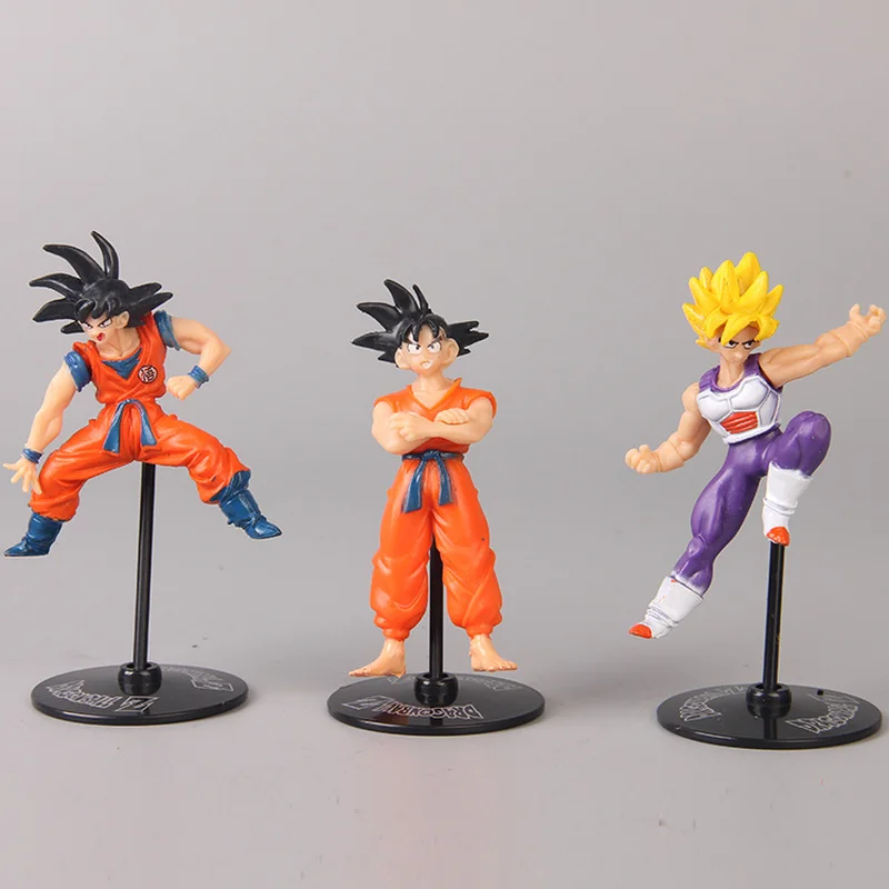 Новинка 10 шт. персонажей Dragon Ball Z фигурки аниме DRAGONBALL игрушки вуконг Гоку Роши