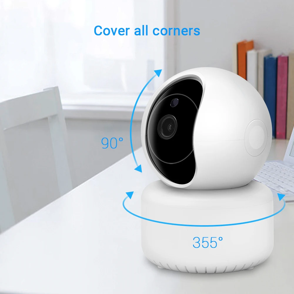 Миниатюрная Wi-Fi камера Hamrolte HD 3 Мп IP-камера с функцией панорамирования и наклона