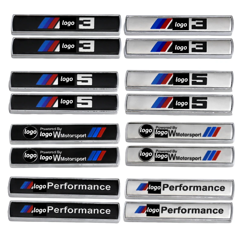 Боковые зеркала автомобиля эмблема на крыло наклейки для BMW M производительность