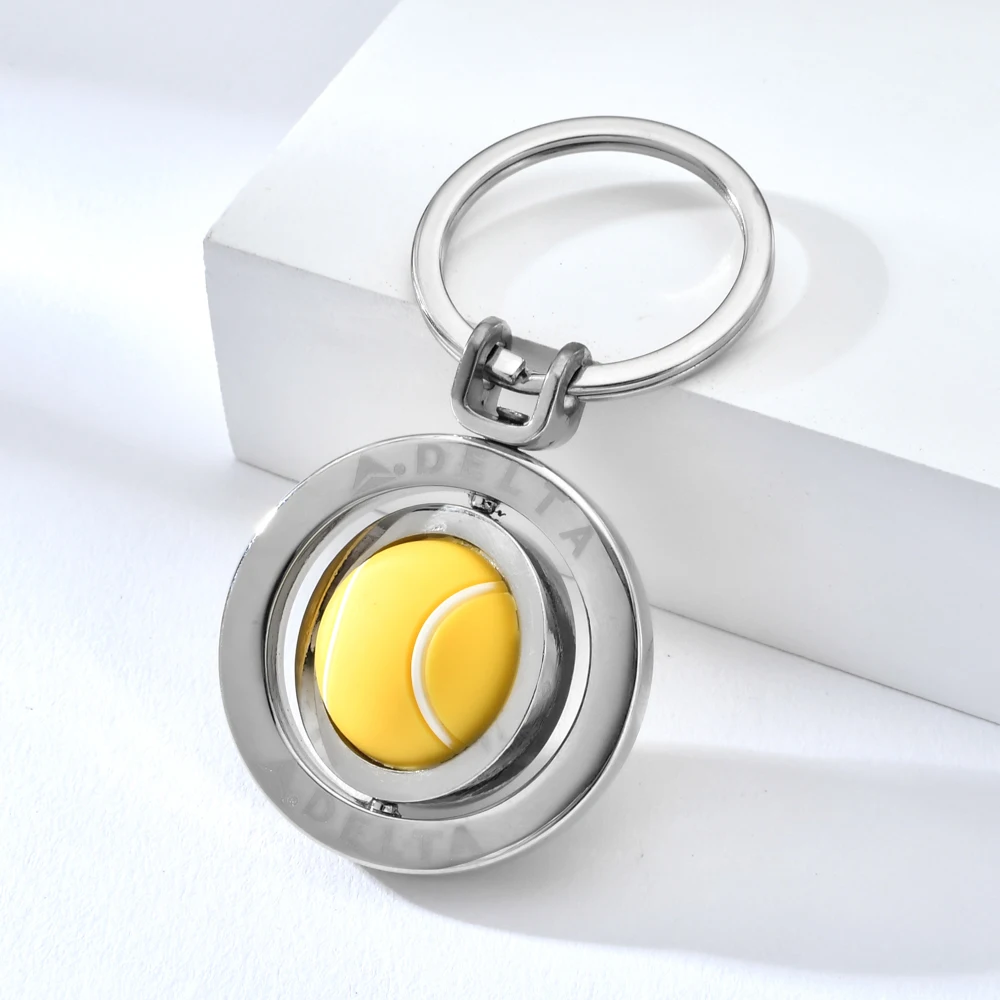 Крутой Вращающийся брелок для ключей Мини-футбола мужчин яркий баскетбола