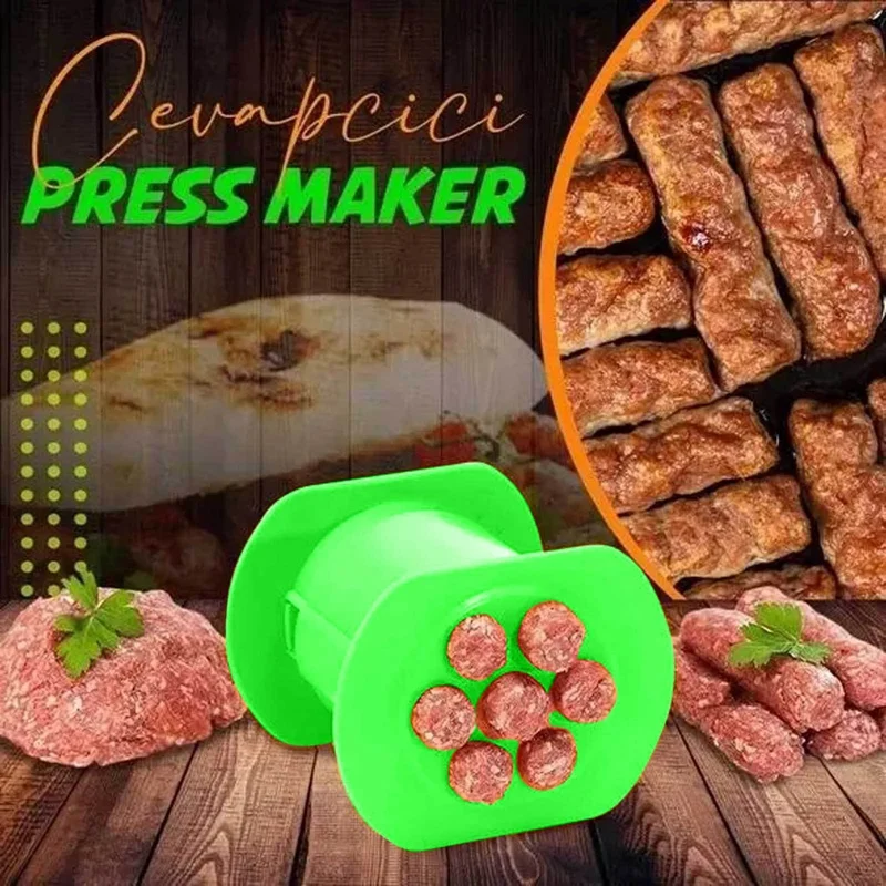 

Sausage Meat Press Maker Manual Sausage Meat Fillers Machine Sausage Meat Stuffer Filler Salami Maker-Random Color