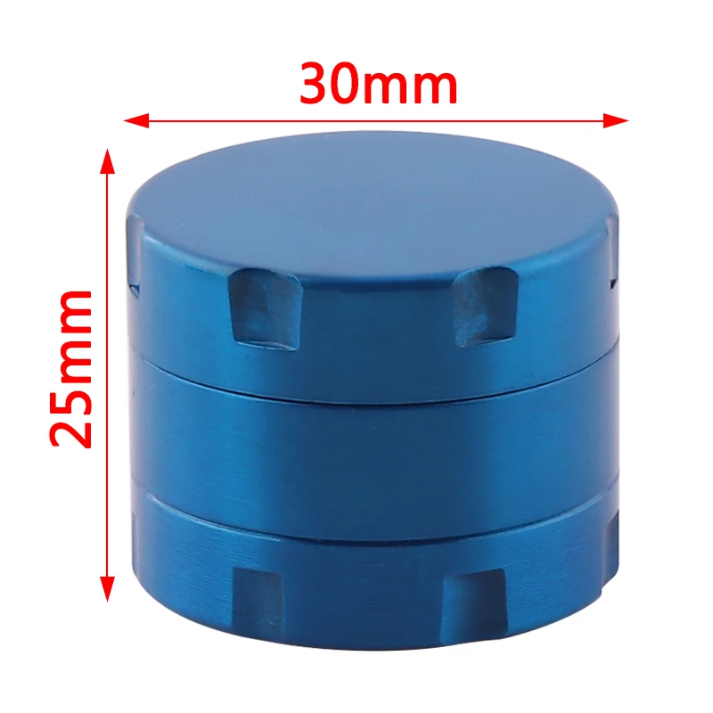 3 Слои 30 мм цинковый сплав курить Точильщик металла травяной измельчитель табака