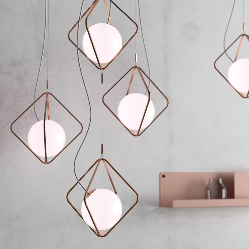 

Modern Glass Pendant Light Nordic Dining Room Kitchen Light Designer Hanging Lamps Avize Lustre Lighting Ing luminaria