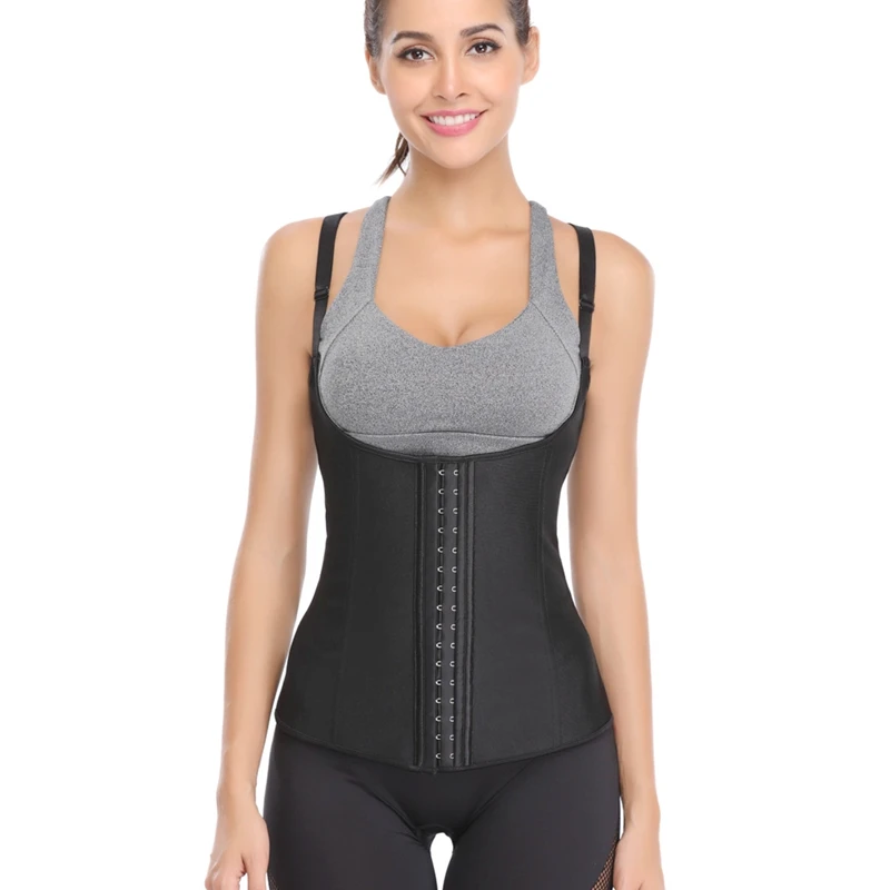 Хорошие эластичные регулируемые бретели 100% латекс талии корсет под грудь жилет