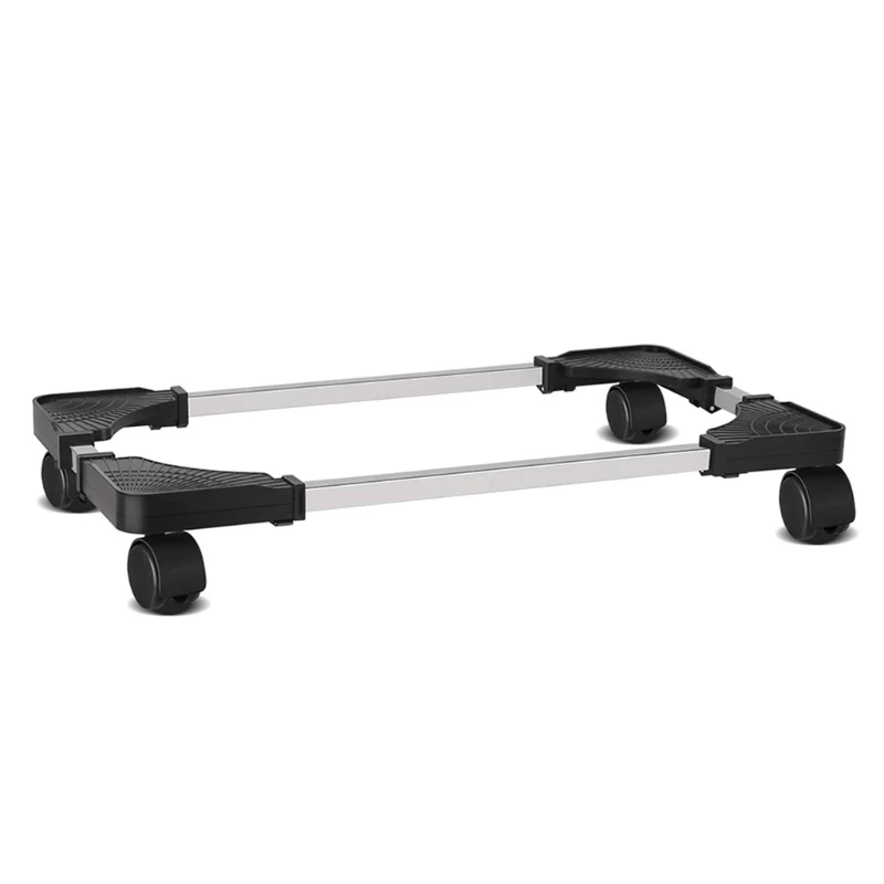 

Mobile CPU Stand Adjustable Computer Tower Stand with 4 Caster Wheels Fits Most