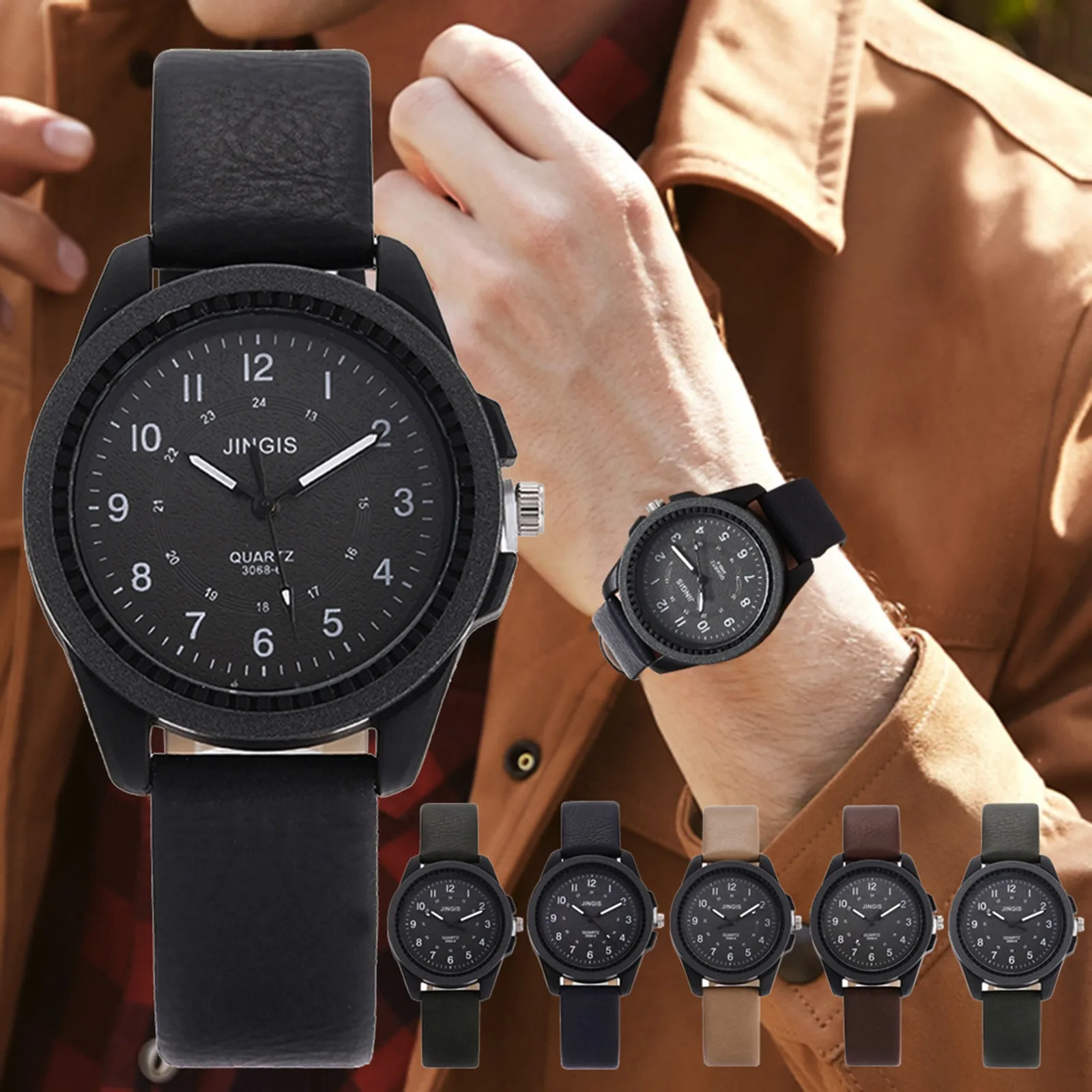 

DAIGELO 2021 Men's Watches New Luxury Temperament Mens Belt Analog Luminous Quartz Wristwatches Casual Clock Wristband