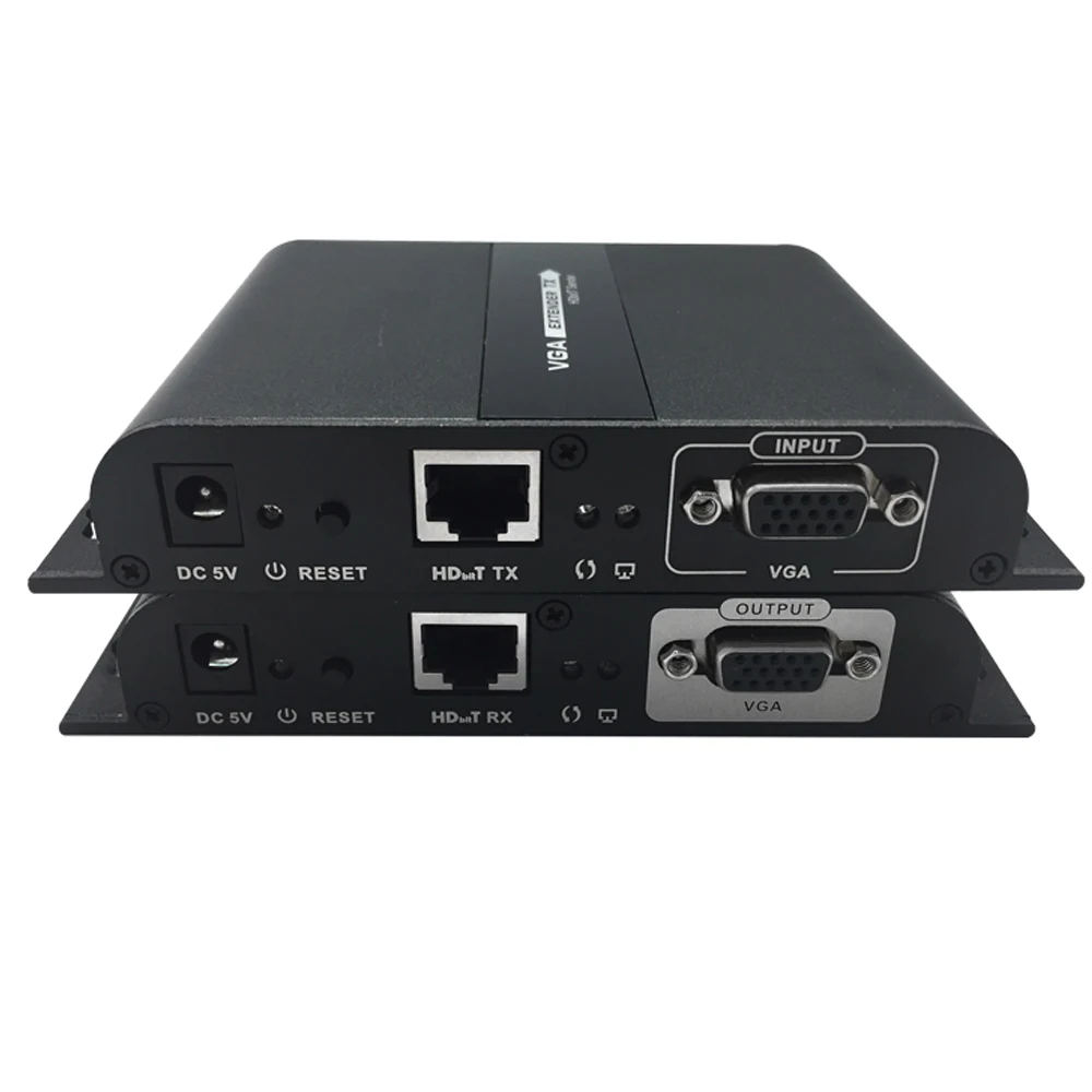 Расширитель VGA для видео и аудио сплиттер по ethernet UTP cat5e/6 кабель до 120 м совместим с