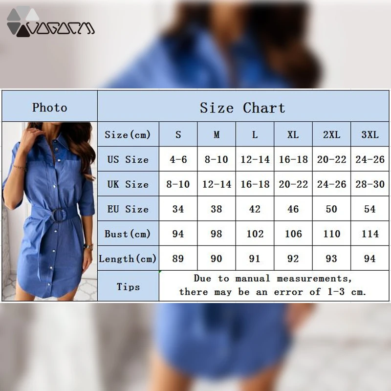 

Women Bandage Shirt Dress Casual Half Sleeve Solid Color Tunic Dresses Turn Down Collar Blue Adjustable Belt Office Mini Dress