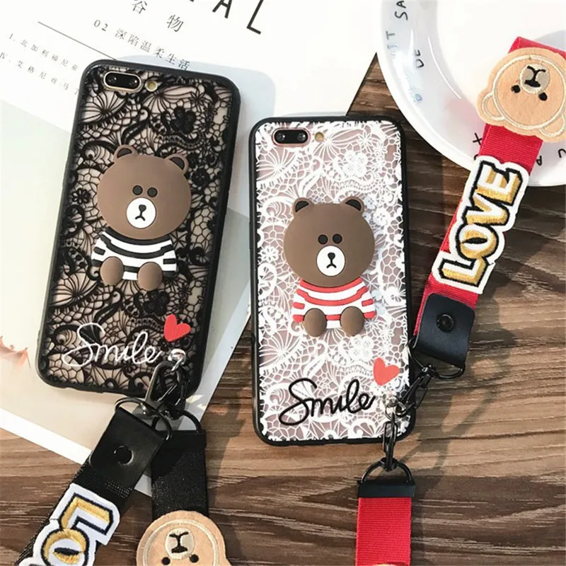 Case for Samsung A70 A80 A90 J2 J4 Core A6S A7 A9 2018 A10 A20 A30 A40 A50 M20 M30 A750 Back Cover Soft Emboss Lace Strap | Мобильные