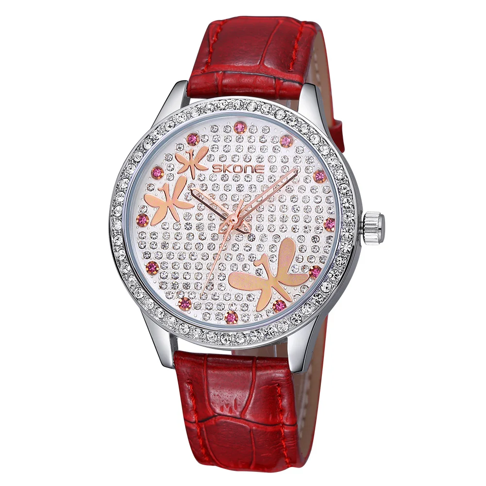 

Ms. 2020New Deluxe All Crystal Diamond Fashion Luxury Watch Multifunctional Quartz Leather Watch Gift for Women relogio feminino