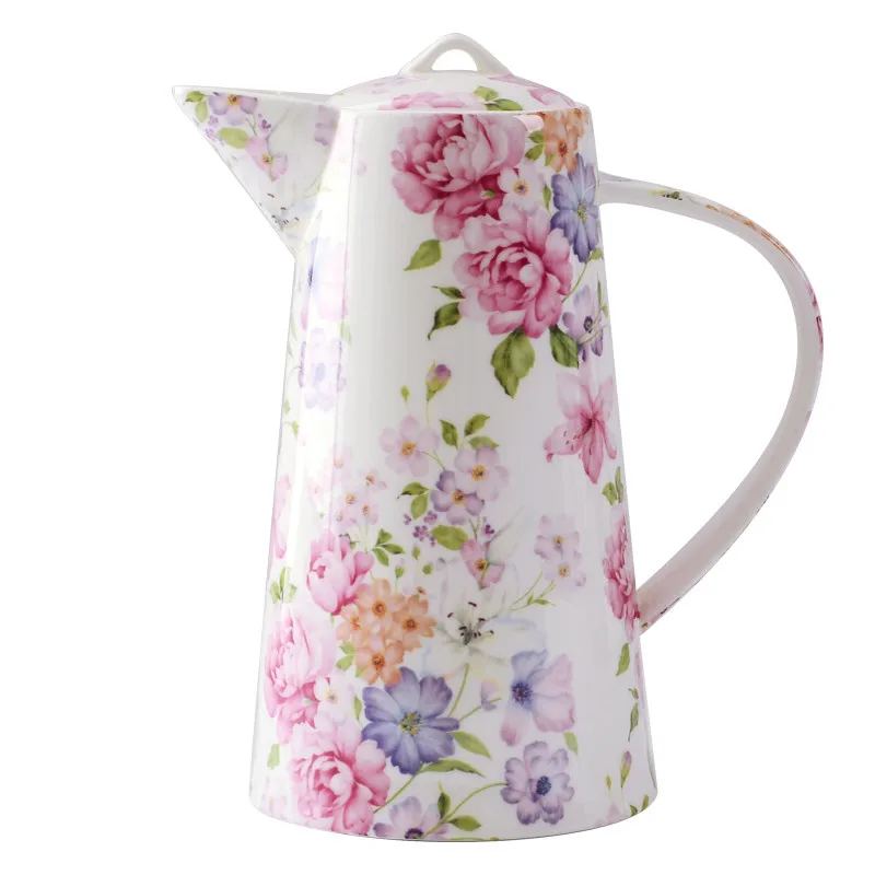 Европейский Стиль пастырской костяного фарфора домашний заварник холодный