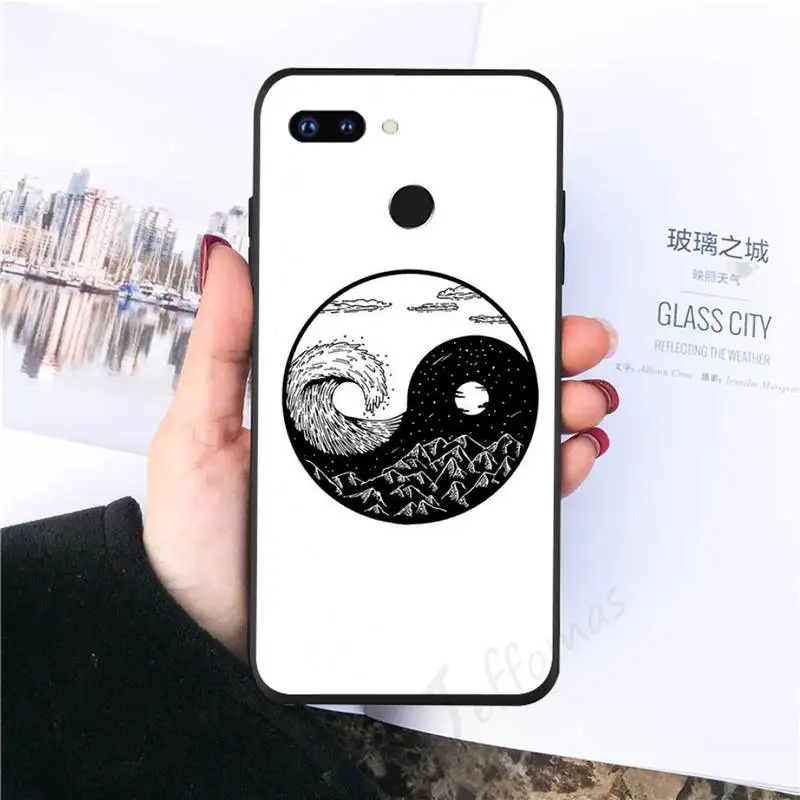 

Eight Diagrams Taiji Yin Yang Phone Case For Huawei Enjoy 7 7s 8 8e 9 9e 10 plus P8lite 2017 Honor 5a view9 play 3e