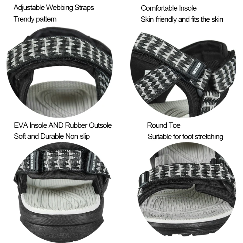 Сандалии GRITION женские на платформе дизайнерская Удобная Повседневная Уличная