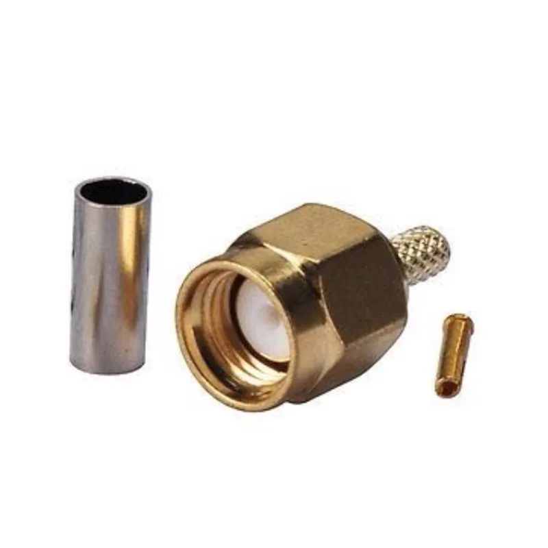 

5pcs SMA RP-SMA Male Female For RG316 RG174 Cable RF Connector Adapter