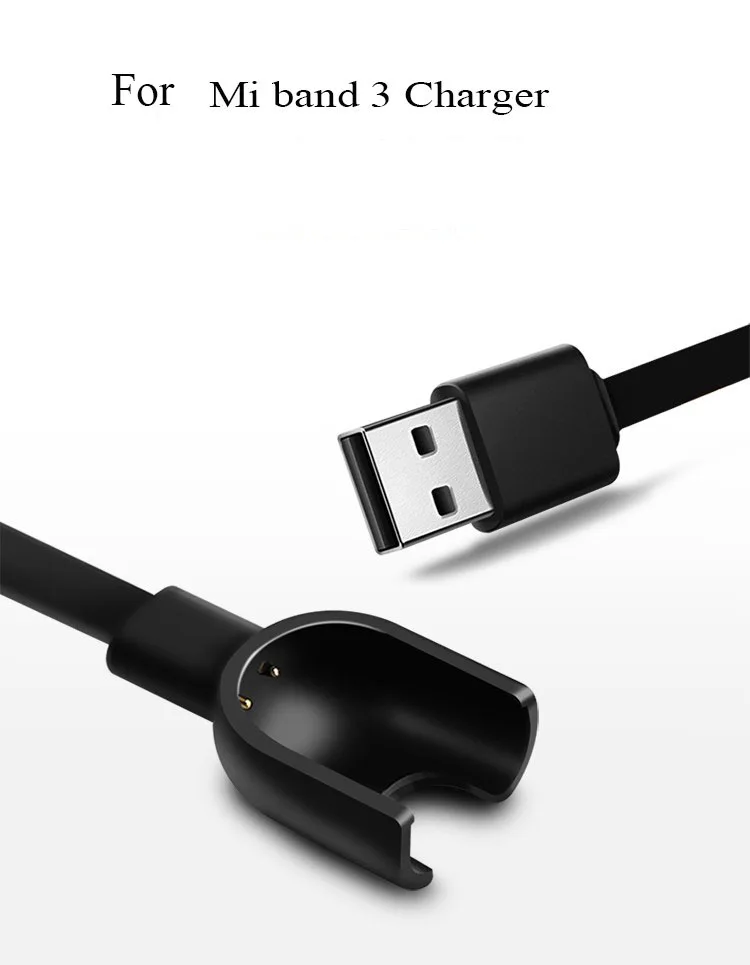 Miband зарядное устройство Шнур Замена USB мини портативный зарядный кабель для miband 1 s, miband 2 и miband 3 с usb портом
