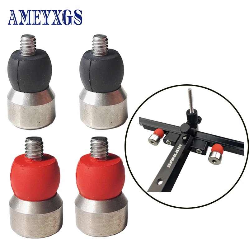 

1 Pair Archery Bow Sight Stabilizer Vibration Damper Ball For Compound Bow Recurve Bow Sight Shock Absorber Hunting Shooting