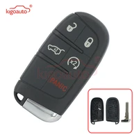 kigoauto m3n 40821302 smart key shell cover 5 button for chrysler 300 dodge charger dart 2011 2012 2013 2014 replacement case