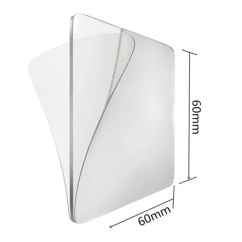 

10pcs Double-sided Transparent Plastic Suction Cup Hook Car Stickers Stickers Auxiliary Without Pad Strong Car Trace L0C8