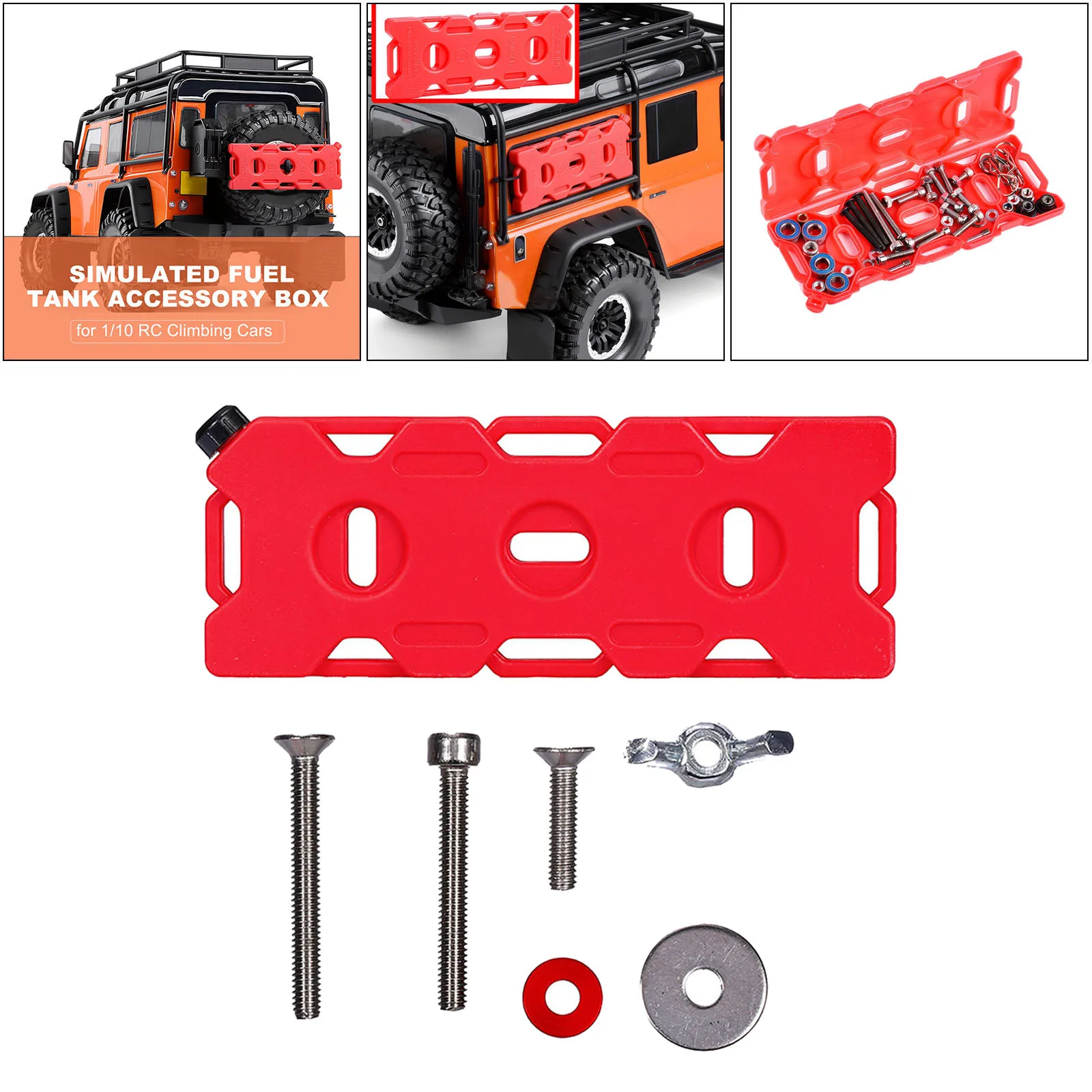 

Miniature Oil Box Fuel Tank 1/10 RC Car Modification Spare Parts Truck