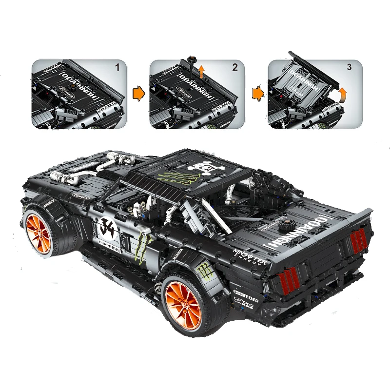 23009 Ford Mustang Hoonicorn RTR V2 функция электропитания для гоночного автомобиля led light Technic
