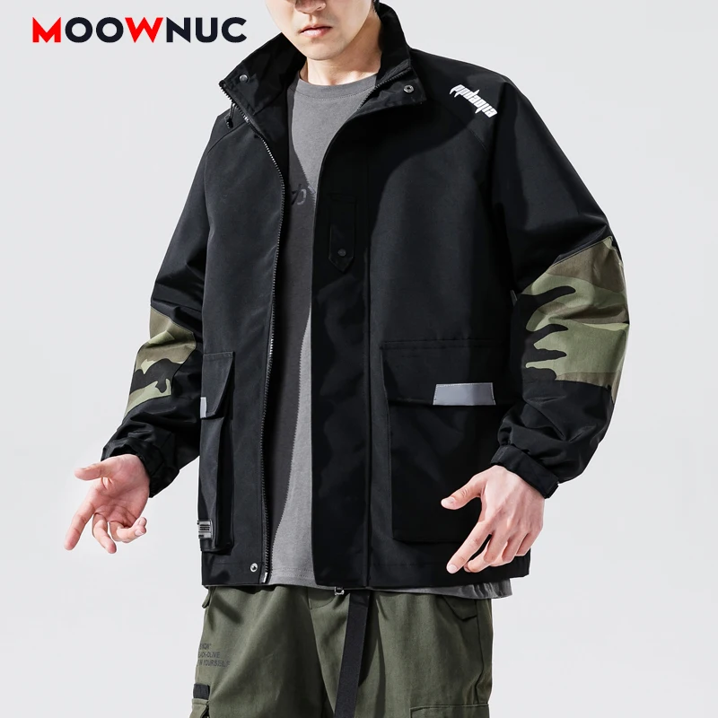 

Верхняя одежда, новые куртки, свободная хип-хоп шляпа в стиле пэтчворк, Мужская одежда, Hombre, весеннее пальто, платье для мальчиков, модная пов...