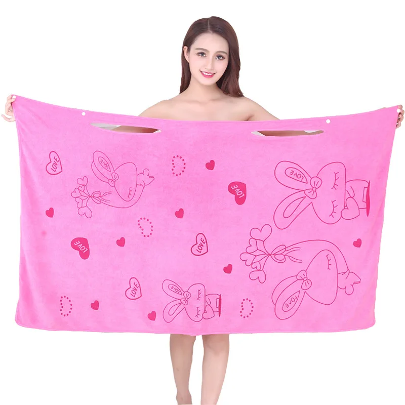 

Microfiber Bath Towel Women Wearable Shower Towel Skirt