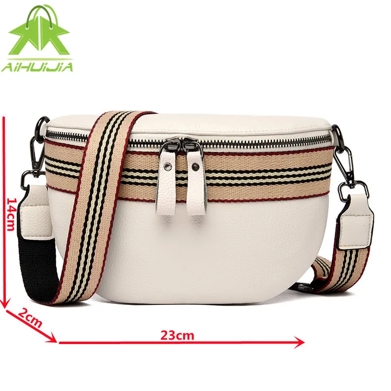 

Fashion Wide Shoulder Strap Women Messenger Bag High Quality Pu Leather Shoulder Bags Designer Female Chest Bag Leisure Handbag