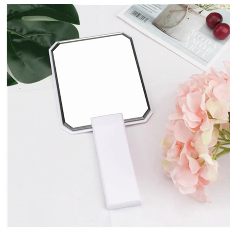 1 шт Акриловые ручное зеркало для макияжа Винтаж ручной туалетный столик