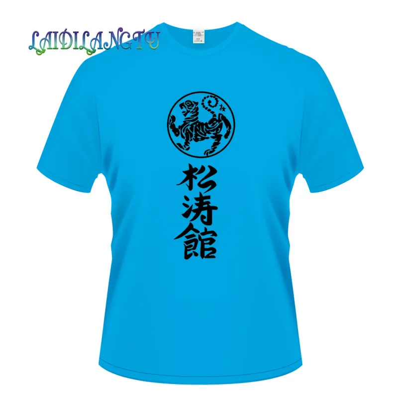 Новые футболки Kanji Shotokan Karate Songtao Hall мужские хлопковые летние стильные с коротким