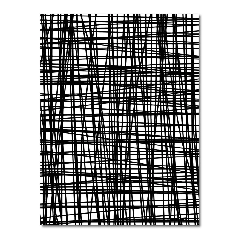 Холст настенные картины в минималистском стиле черный карандаш прямоугольные