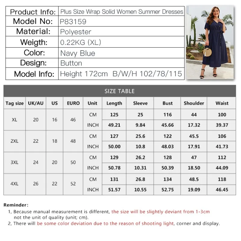 

Button Women Dresses Women Office Casual Clothes Cotton Summer Female Plus Size Women Dress