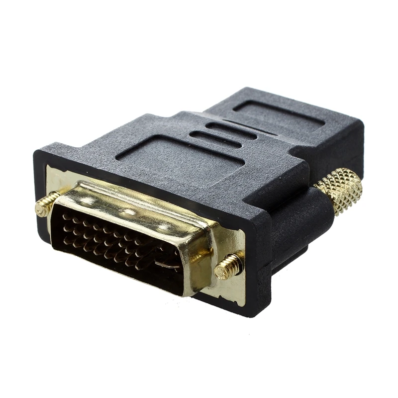 GTBL позолоченный Hdmi Женский к Dvi-I Dvi 24 + 5 Мужской видео адаптер конвертер |